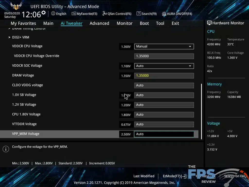 ASUS TUF GAMING X570 PLUS (WI-FI) Motherboard Review BIOS
