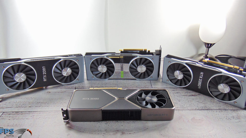NVIDIA GeForce RTX 3080 Founders Edition Compared with RTX 2080 Ti FE RTX 2080 FE RTX 2080 SUPER FE