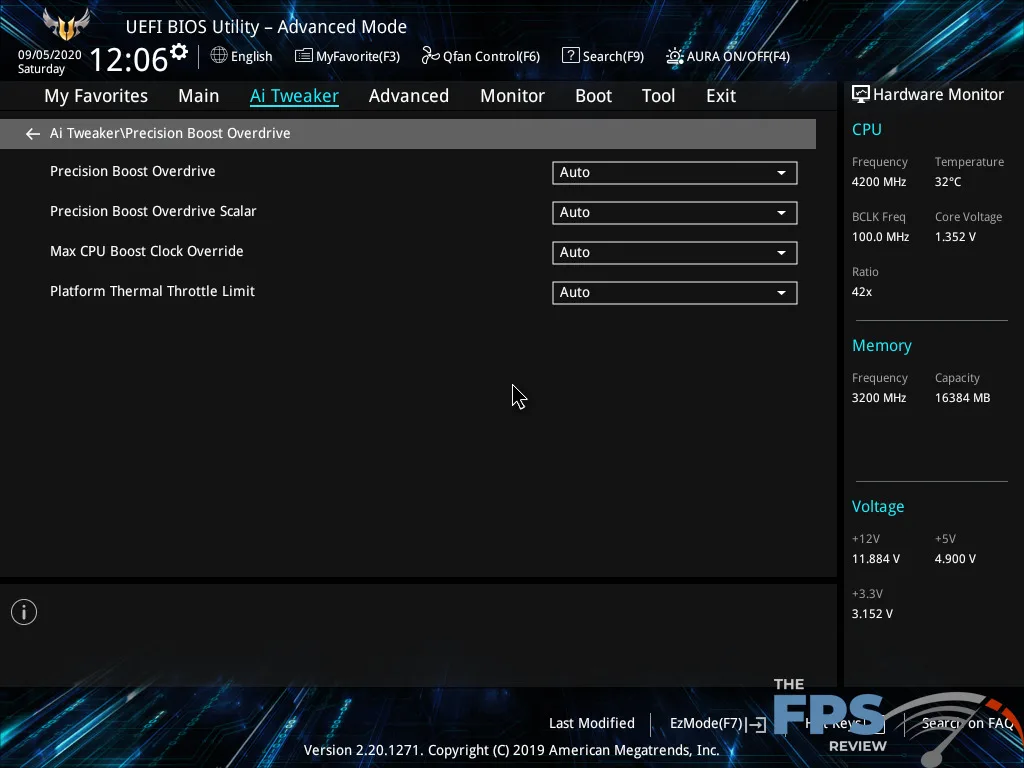 ASUS TUF GAMING X570 PLUS (WI-FI) Motherboard Review BIOS