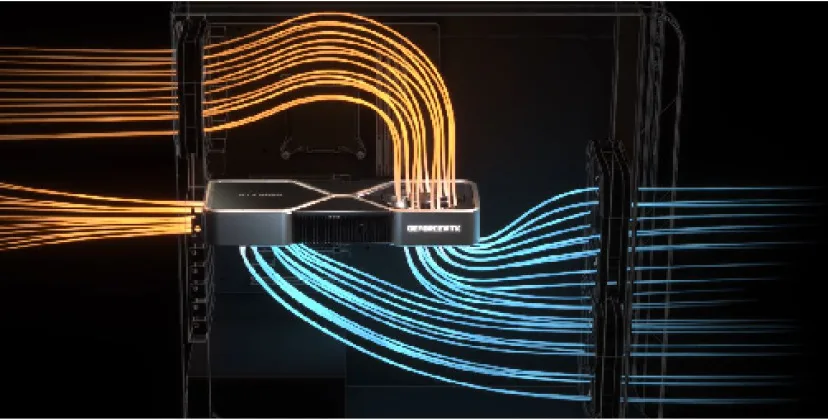NVIDIA GeForce RTX 3080 Founders Edition Airflow