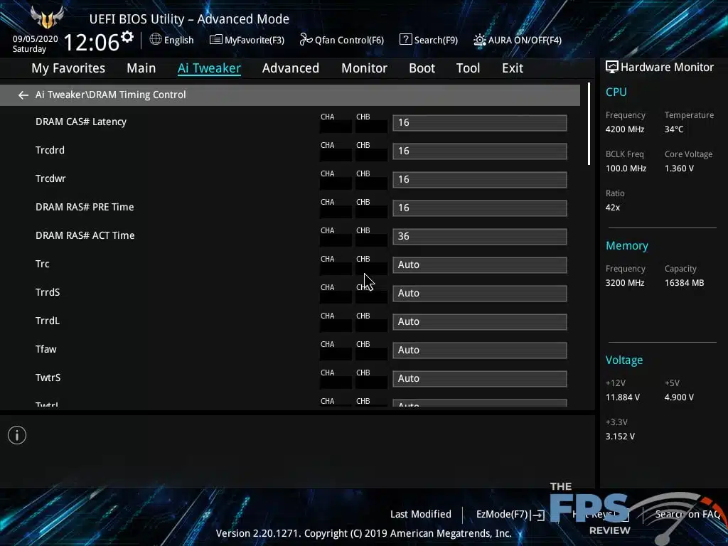 ASUS TUF GAMING X570 PLUS (WI-FI) Motherboard Review BIOS