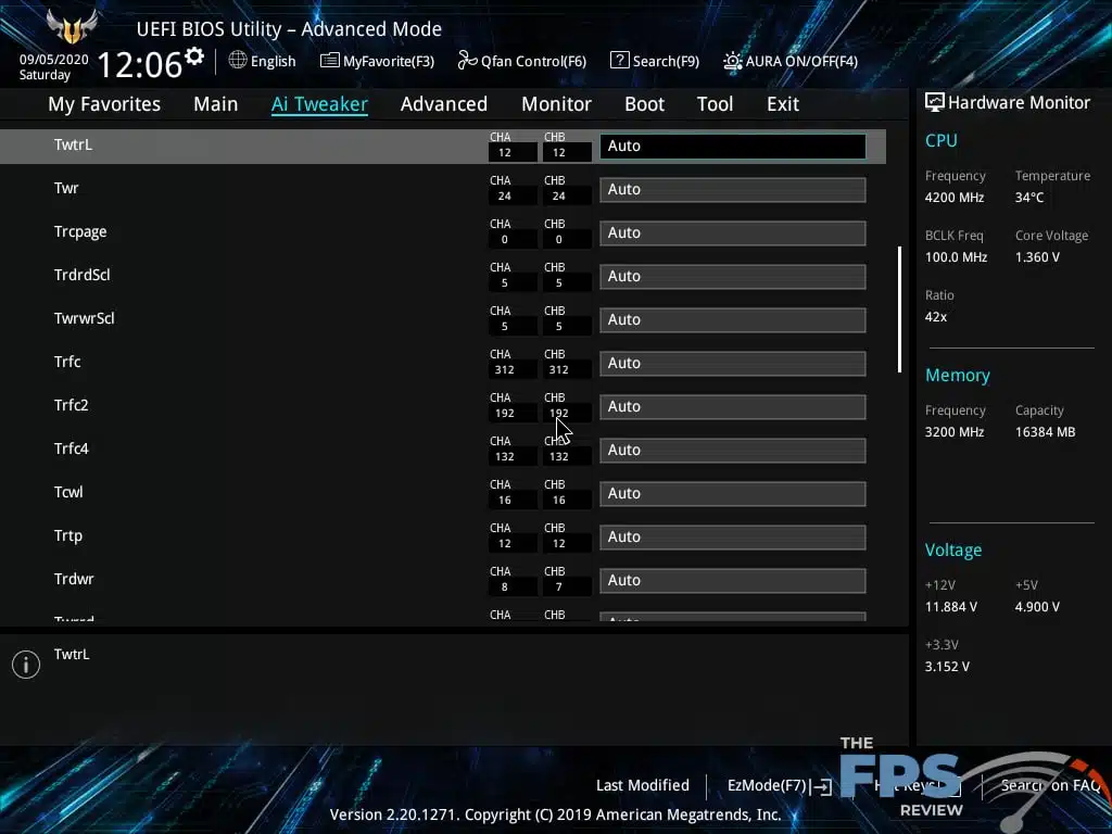 ASUS TUF GAMING X570 PLUS (WI-FI) Motherboard Review BIOS
