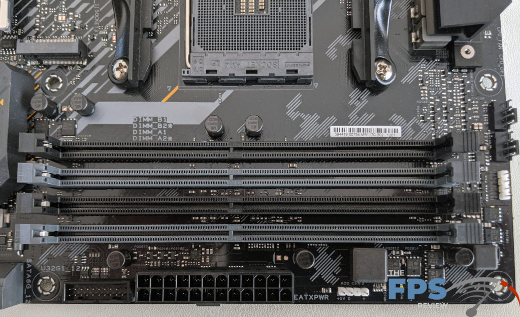 ASUS TUF GAMING X570 PLUS (WI-FI) Motherboard Review DRAM slots