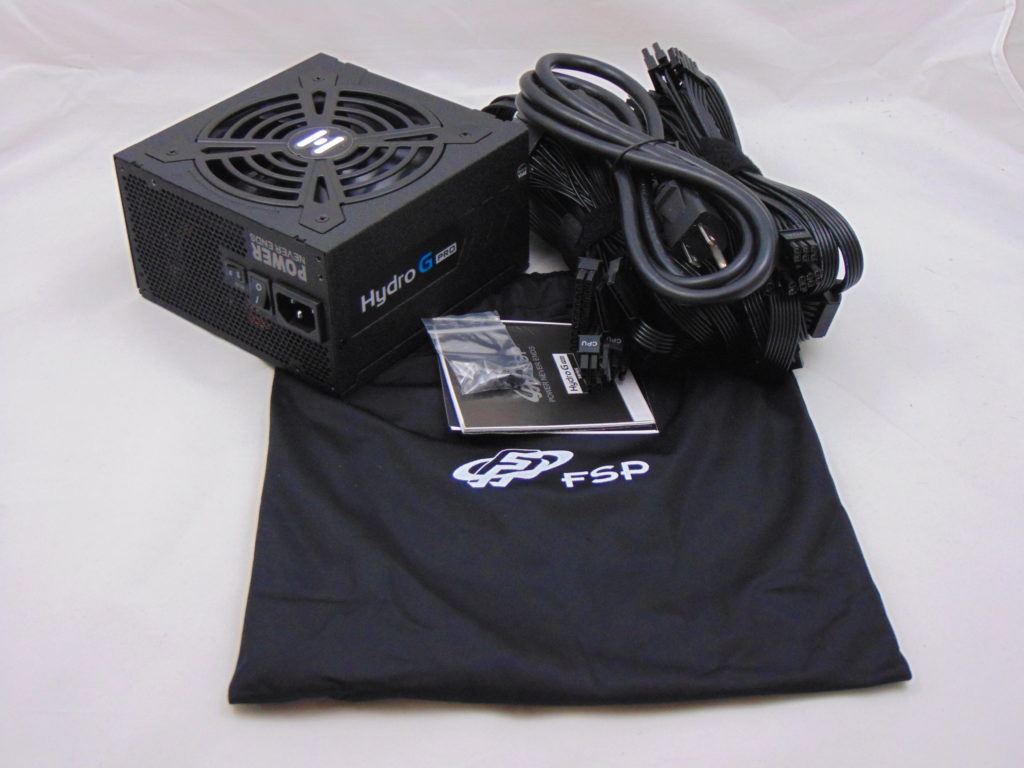 FSP Hydro G PRO 1000W Power Supply Cables and Power Supply