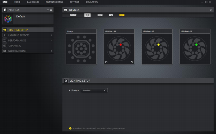 CORSAIR iCUE H100i ELITE CAPELLIX iCUE Software