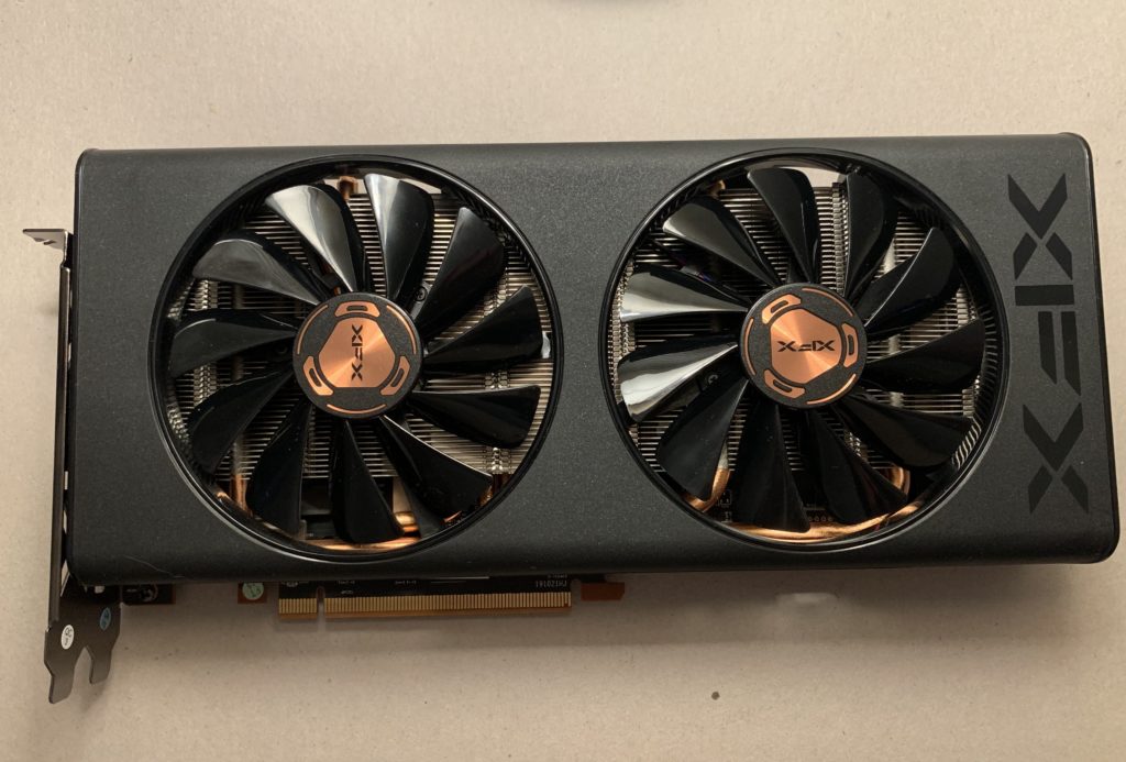 XFX 5500 XXT THICC II Front Card View