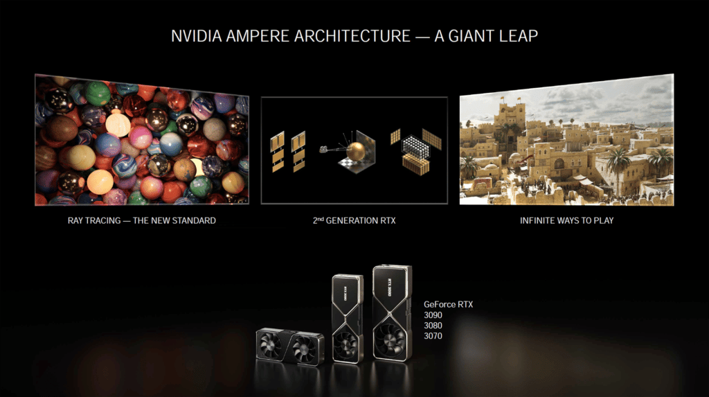 NVIDIA Ampere Architecture A Giant Leap Marketing Slide