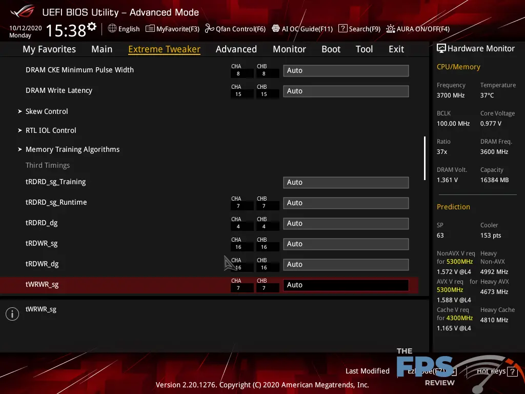 ASUS ROG MAXIMUS XII EXTREME Motherboard BIOS