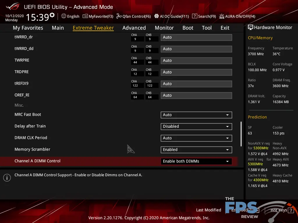 ASUS ROG MAXIMUS XII EXTREME Motherboard BIOS