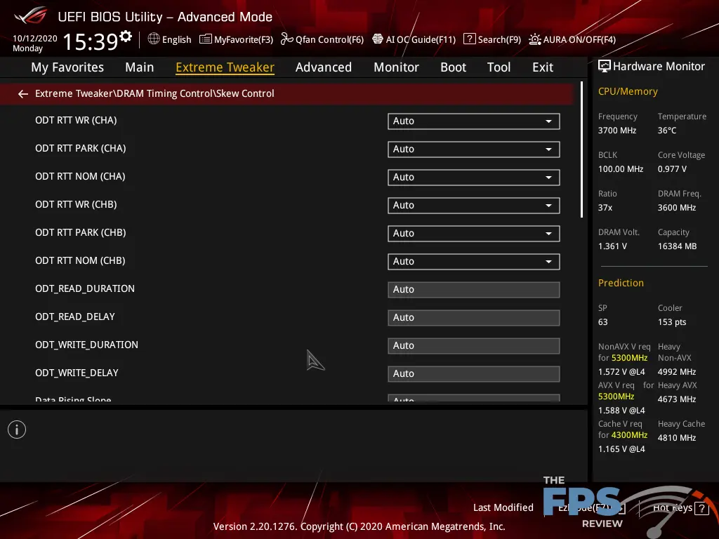 ASUS ROG MAXIMUS XII EXTREME Motherboard BIOS