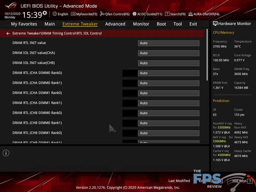 ASUS ROG MAXIMUS XII EXTREME Motherboard BIOS