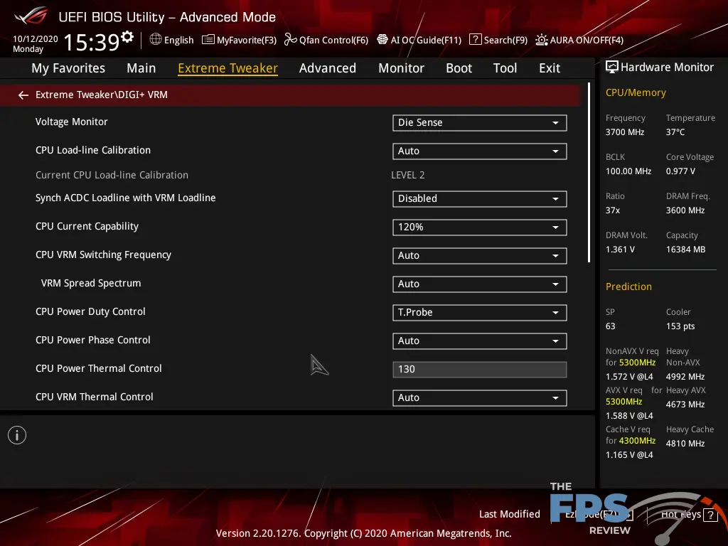 ASUS ROG MAXIMUS XII EXTREME Motherboard BIOS