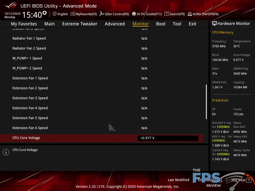ASUS ROG MAXIMUS XII EXTREME Motherboard BIOS