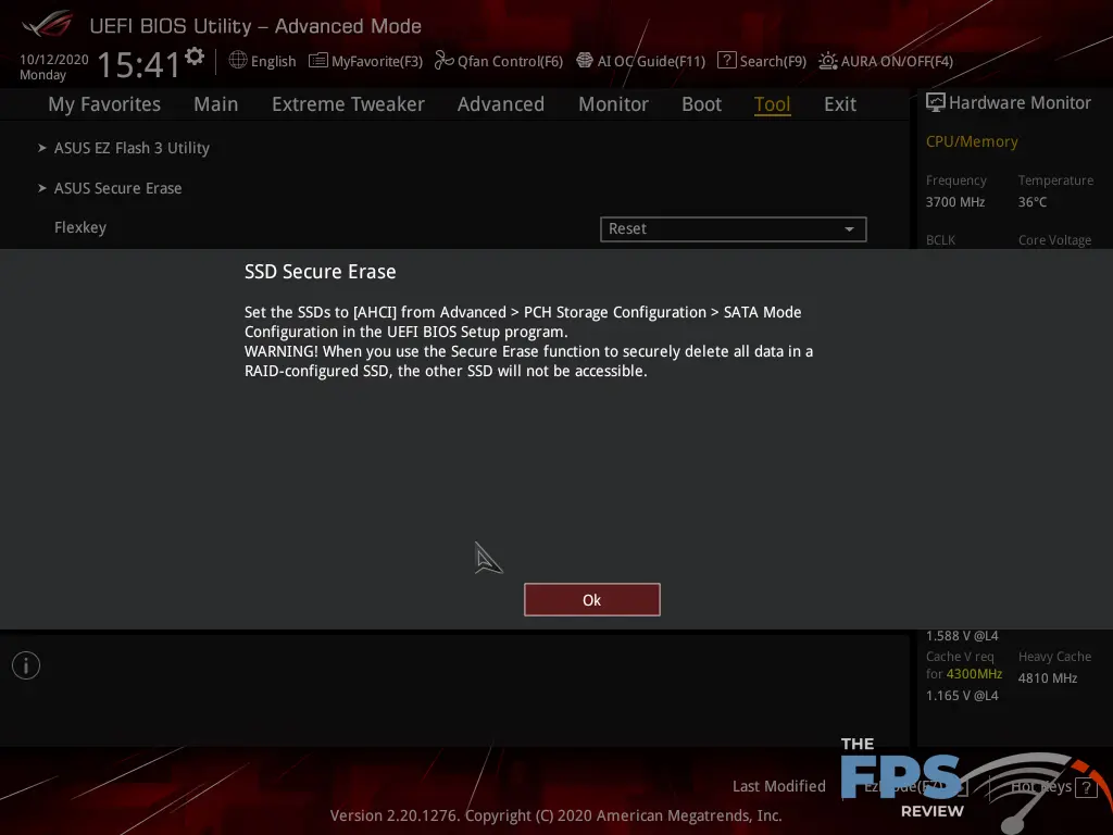 ASUS ROG MAXIMUS XII EXTREME Motherboard BIOS