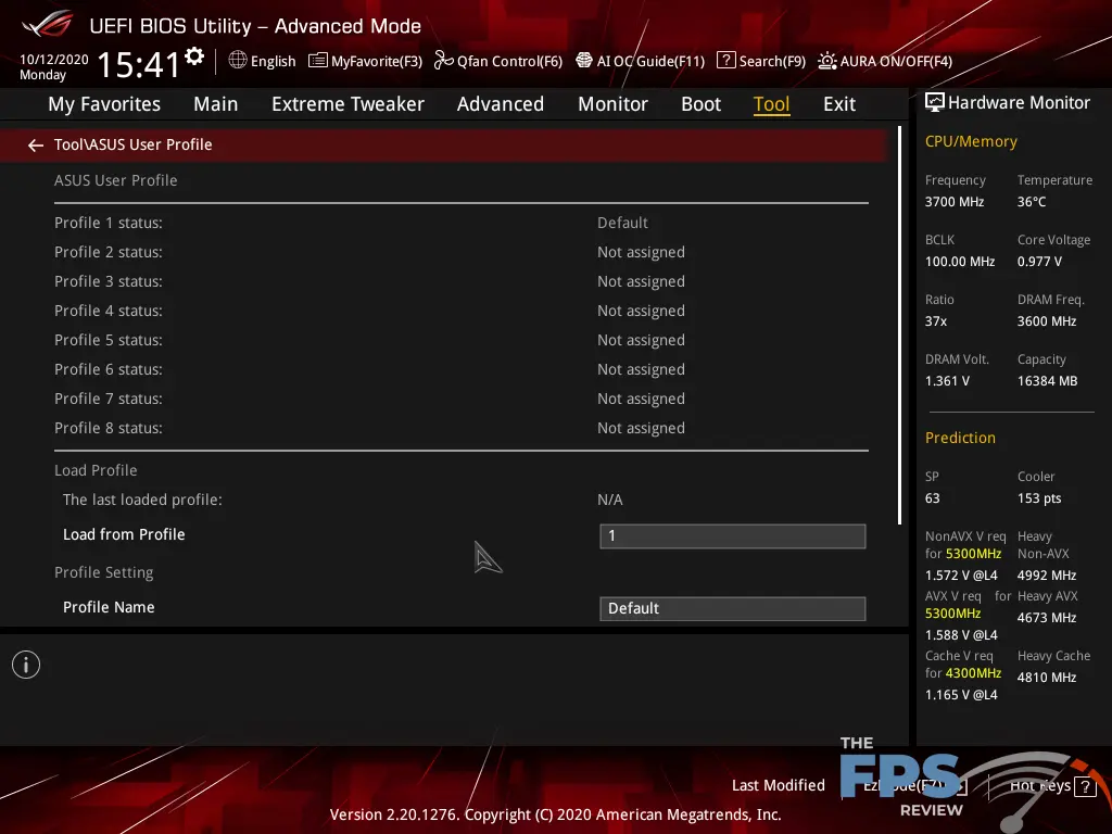 ASUS ROG MAXIMUS XII EXTREME Motherboard BIOS