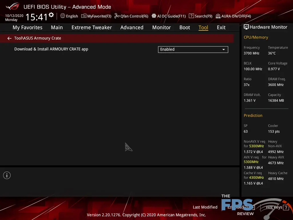 ASUS ROG MAXIMUS XII EXTREME Motherboard BIOS