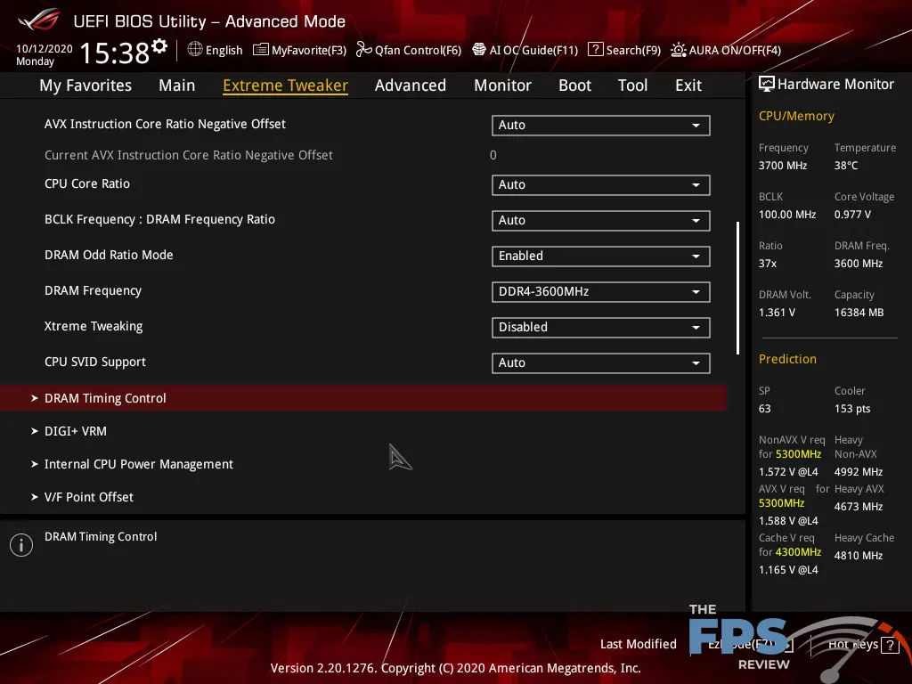 ASUS ROG MAXIMUS XII EXTREME Motherboard BIOS