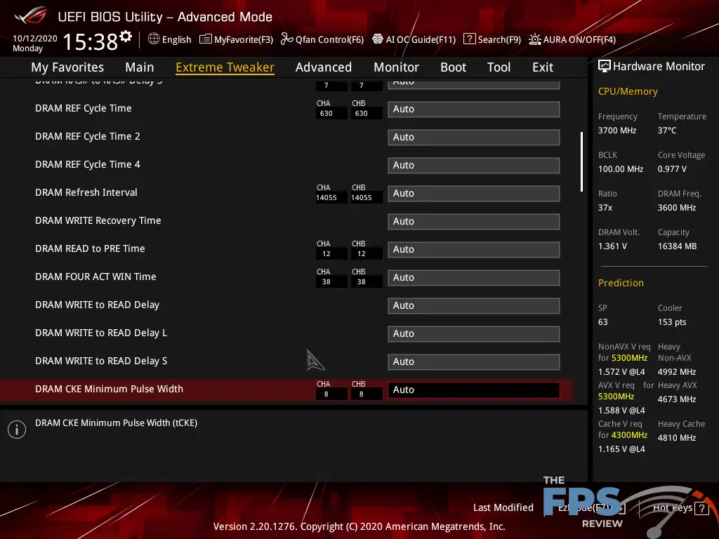 ASUS ROG MAXIMUS XII EXTREME Motherboard BIOS
