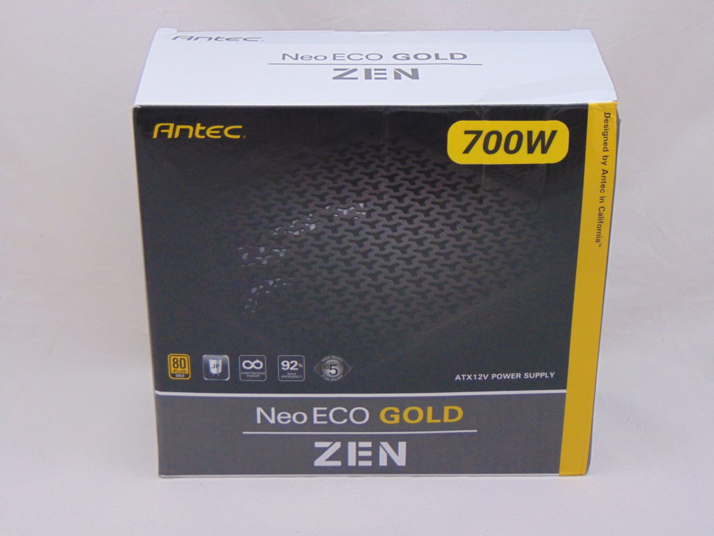 Antec Neo ECO Gold ZEN 700W Power Supply Box Front