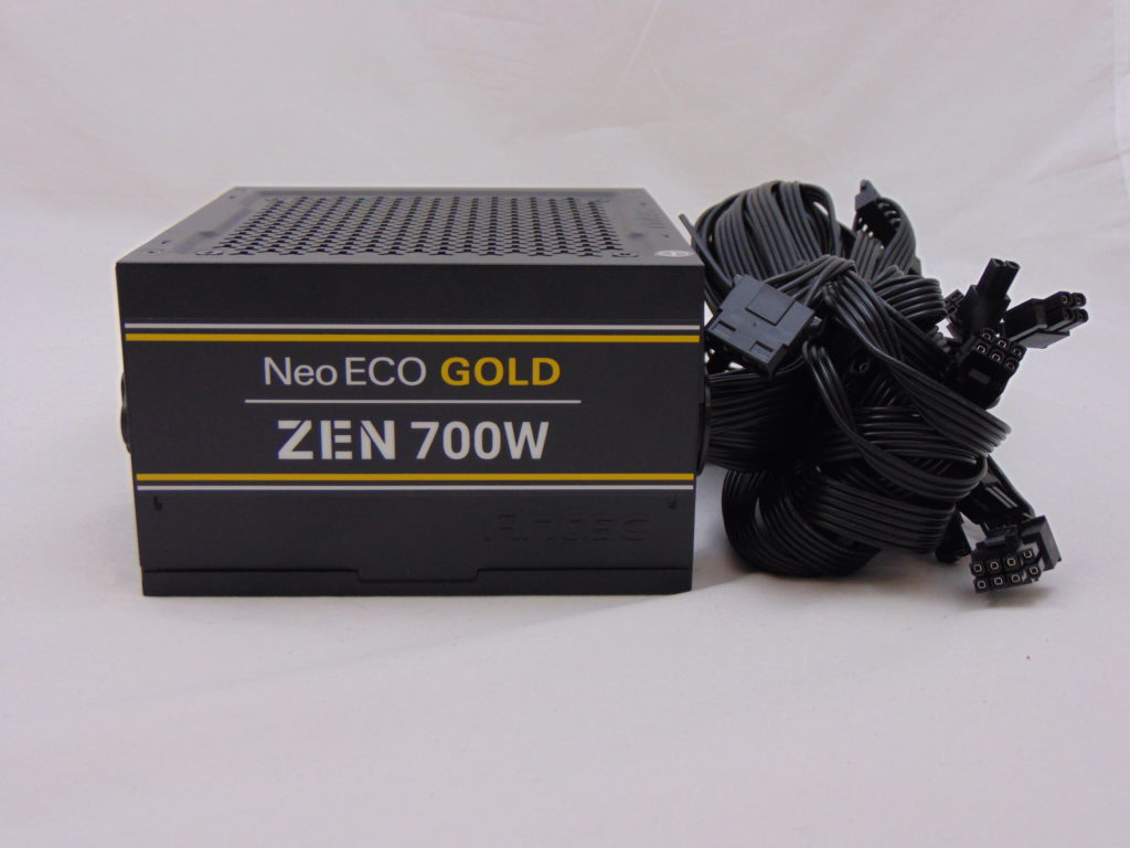 Antec Neo ECO Gold ZEN 700W Power Supply Side View with Label