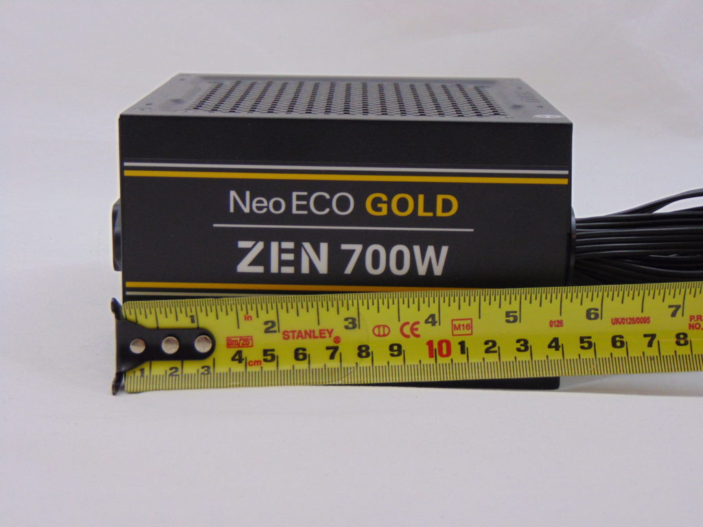 Antec Neo ECO Gold ZEN 700W Power Supply Measuring the Size
