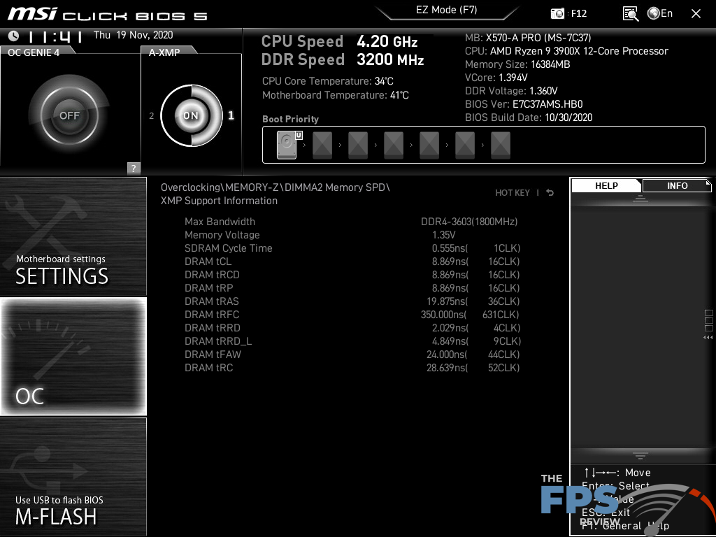 MSI X570-A PRO Motherboard BIOS