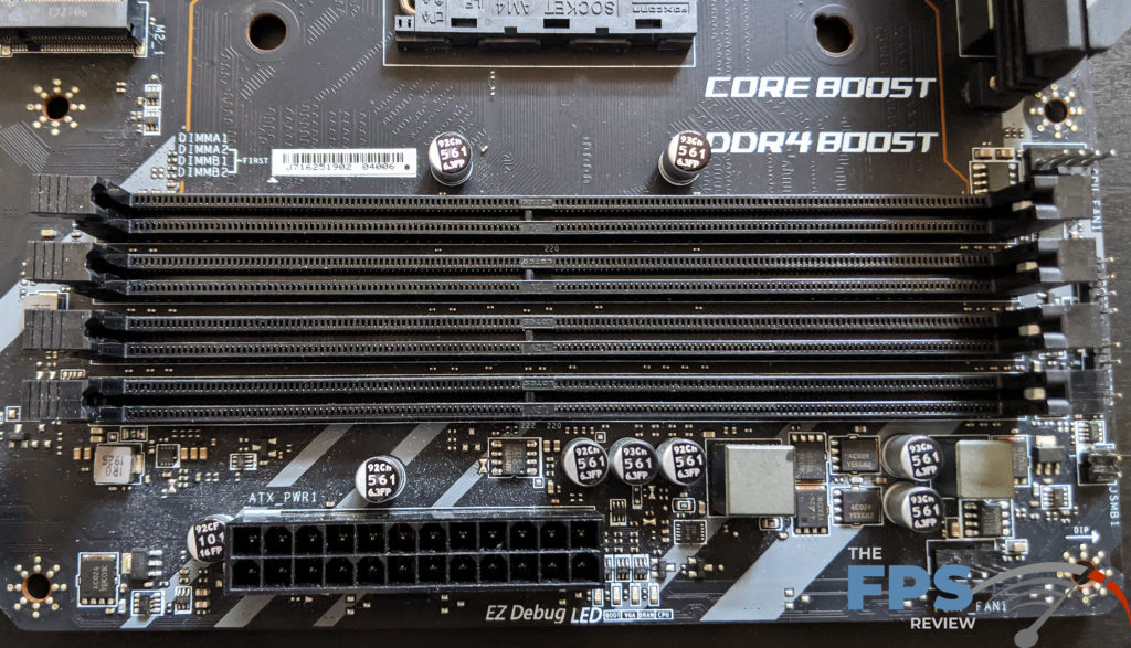 MSI X570-A PRO Motherboard Memory DIMMS