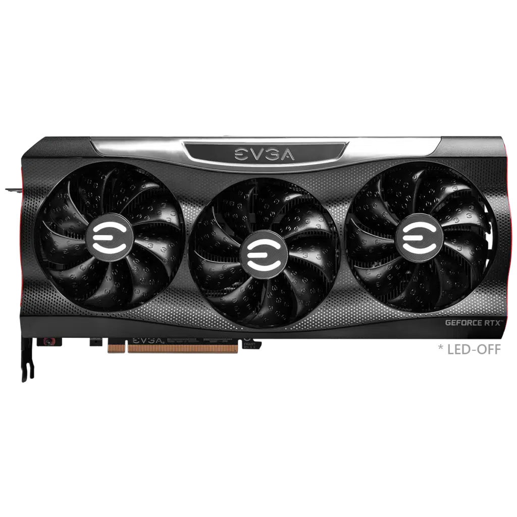 EVGA GeForce RTX 3080 FTW3 ULTRA GAMING Front LED off