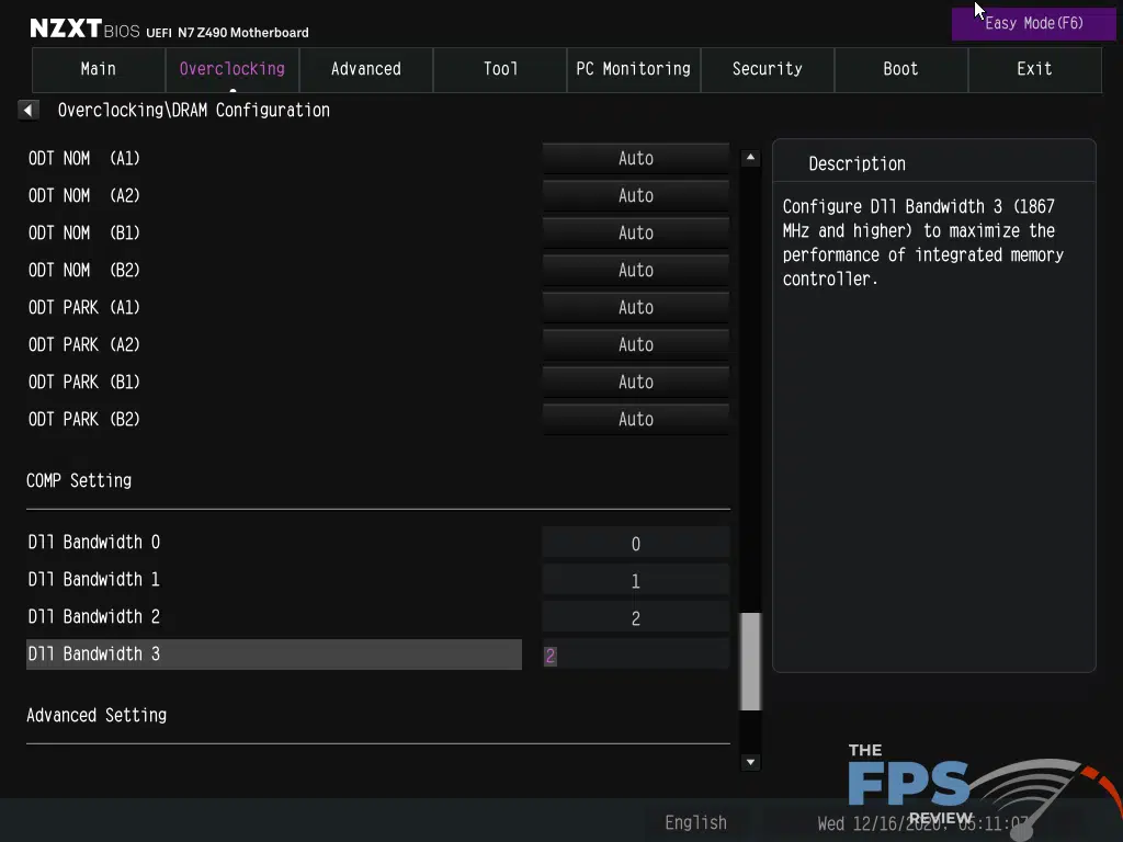 NZXT N7 Z490 Motherboard BIOS