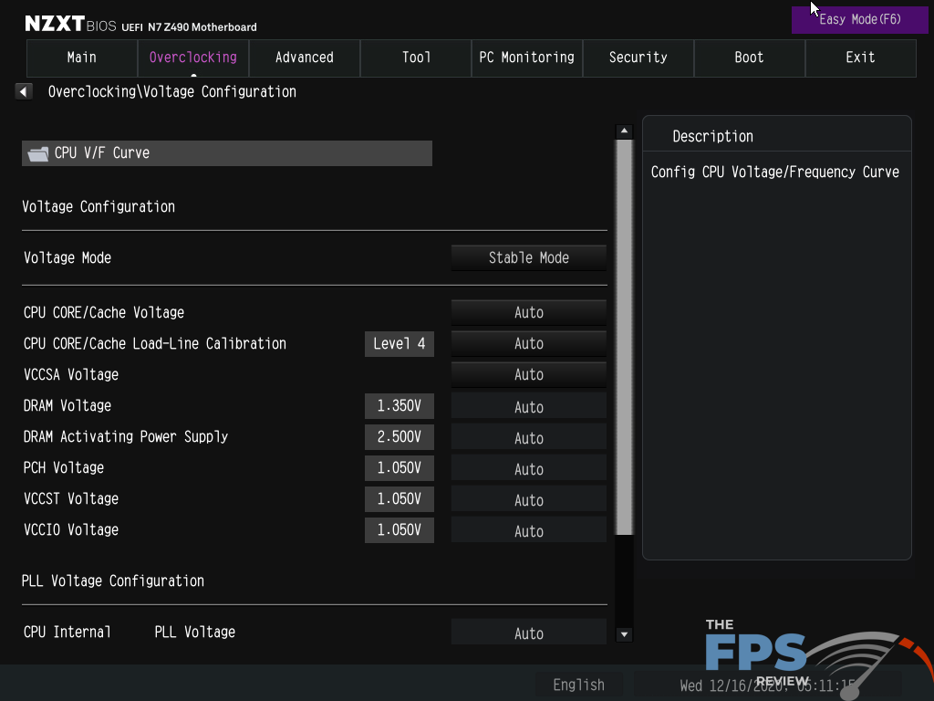 NZXT N7 Z490 Motherboard BIOS