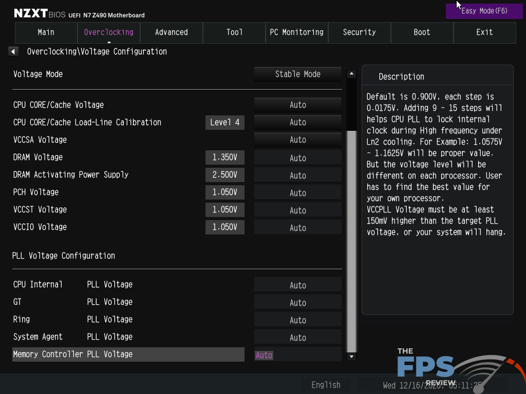 NZXT N7 Z490 Motherboard BIOS