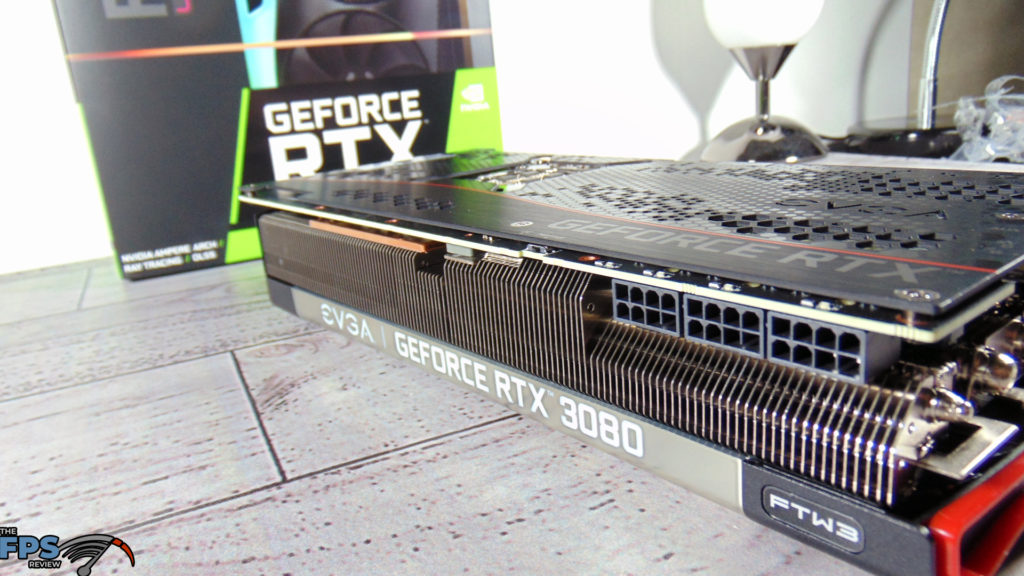 EVGA GeForce RTX 3080 FTW3 ULTRA GAMING heatsink side