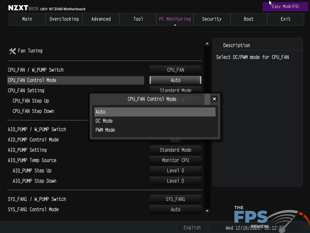 NZXT N7 Z490 Motherboard BIOS