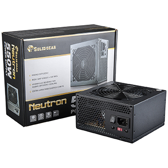 Solid Gear Neutron 550W Power Supply Box and Power Supply