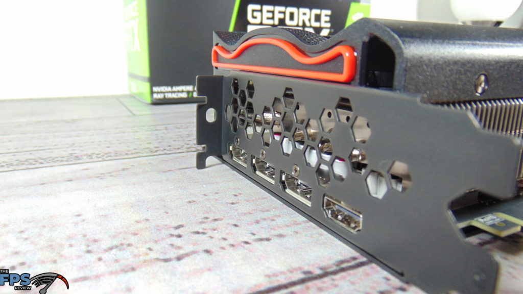 EVGA GeForce RTX 3080 FTW3 ULTRA GAMING i/o ports bracket