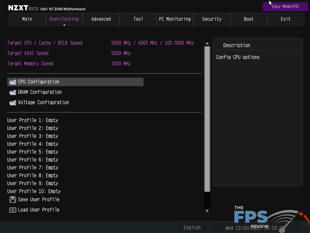 NZXT N7 Z490 Motherboard BIOS