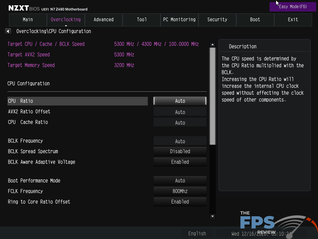 NZXT N7 Z490 Motherboard BIOS