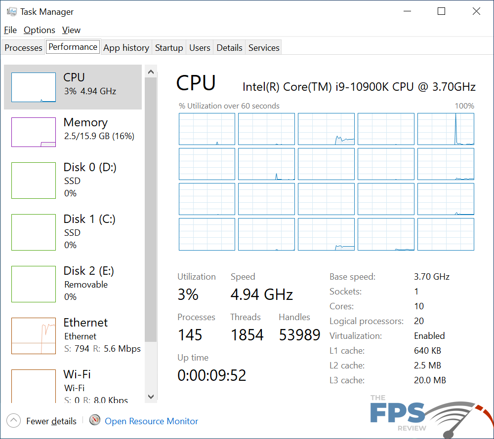 NZXT N7 Z490 Motherboard Wired Network Testing