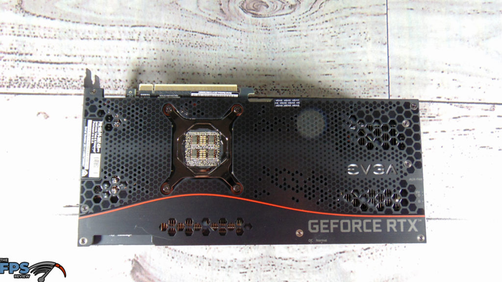 EVGA GeForce RTX 3080 FTW3 ULTRA GAMING back of card