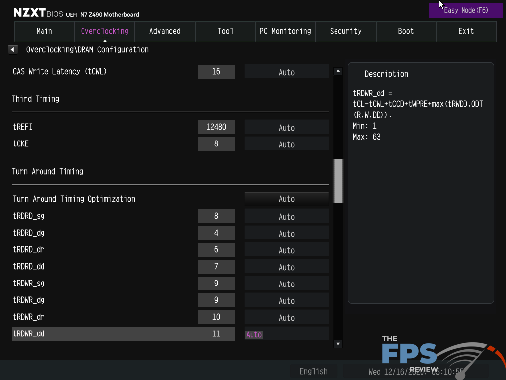 NZXT N7 Z490 Motherboard BIOS