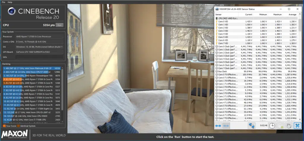 4.450 Cinebench