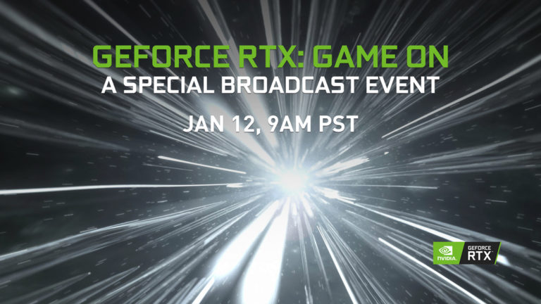NVIDIA Expected to Announce GeForce RTX 30 Series Mobile GPUs at “GeForce RTX: Game On” Special Broadcast Event on January 12