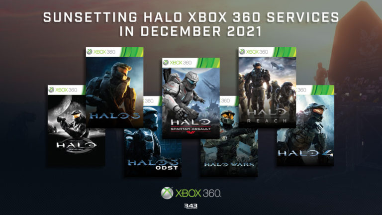 Online Support for Halo Xbox 360 Titles to End Next Year
