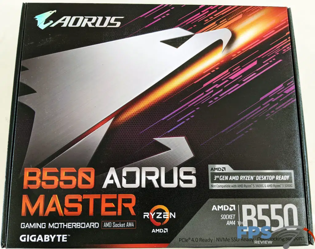 GIGABYTE B550 Aorus Master Box Front