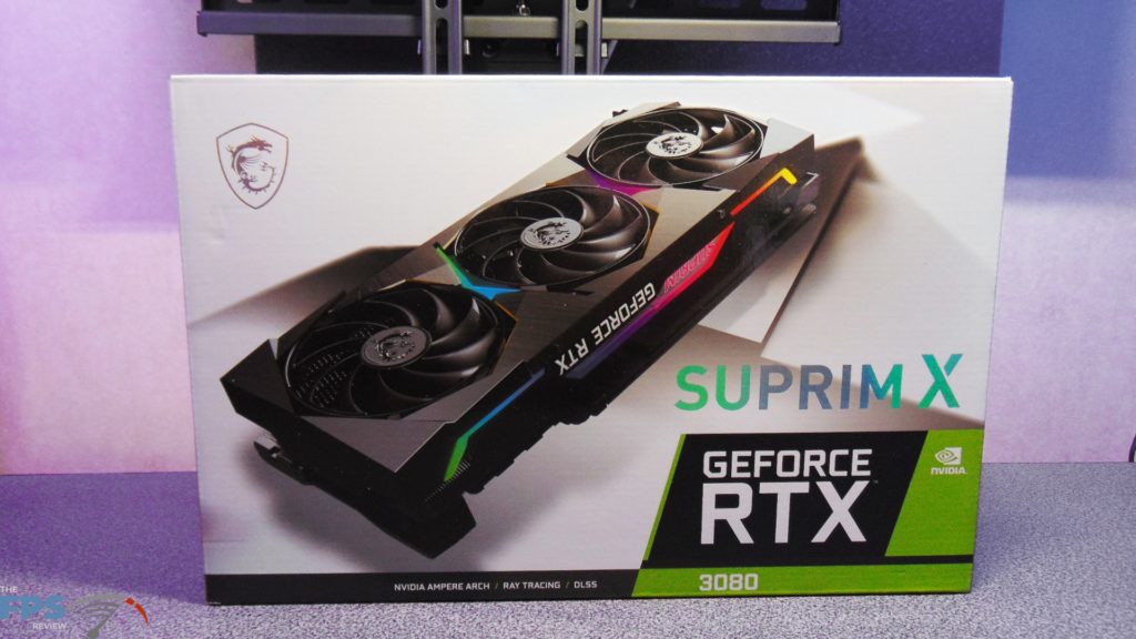 MSI GeForce RTX 3080 SUPRIM X Box Front