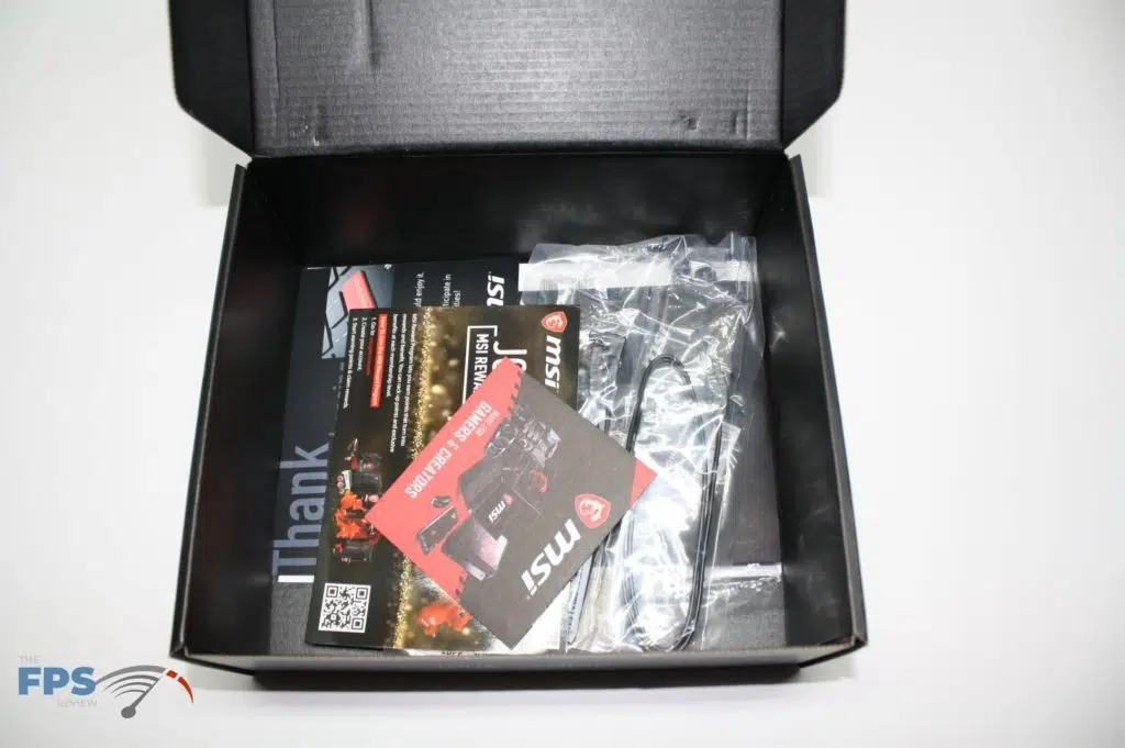 MSI B550I BOX open