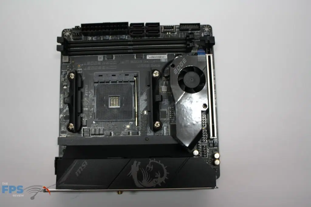 MSI B550I top board