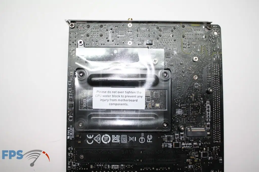MSI B550I bottom board