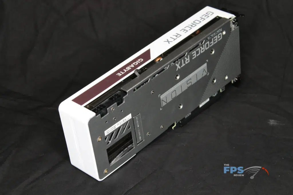 GIGABYTE GeForce RTX 3070 VISION OC 8G Back Angle View