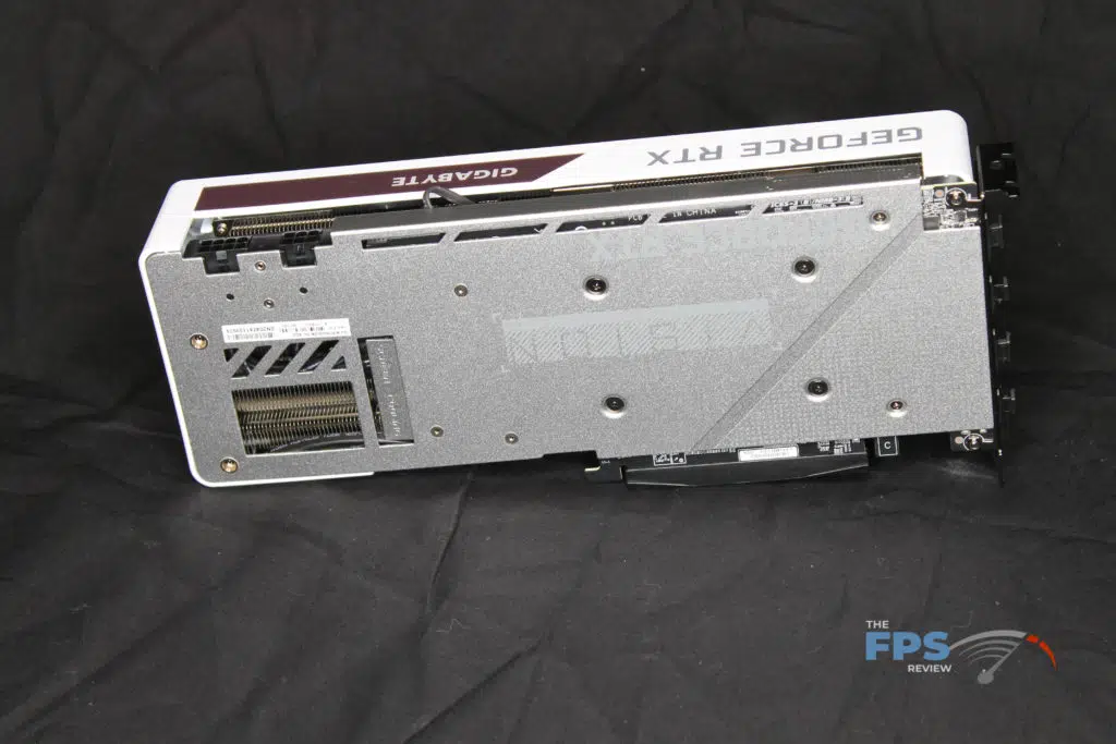 GIGABYTE GeForce RTX 3070 VISION OC 8G Back View